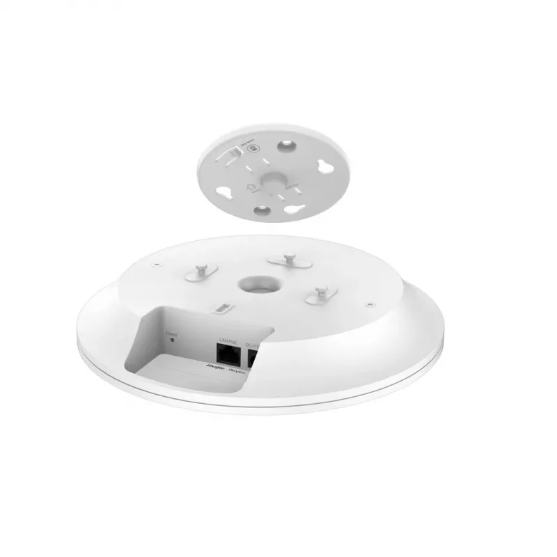 Punto de acceso inalámbrico RUIJIE RG-RAP2266 Wi‑Fi 6, doble banda 2,4/5 GHz, 2976 Mbit/s, 1x GbE, PoE, montaje en techo
