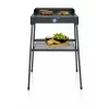 Parrilla eléctrica Severin PG 8568 2200 W negra superficie de cocción rectangular
