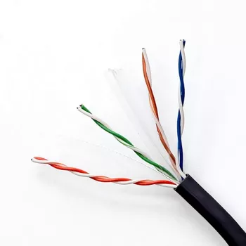 Cable de red UTP QOLTEC CAT6 100 m negro