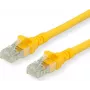 ROLINE - Cable de parcheo - RJ-45 (M) a RJ-45 (M) - 30 cm - SFTP, PiMF - CAT 6 - libre de halógenos, moldeado, hilo flexible - Amarillo (21.15.2953)