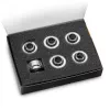 EK Water Blocks EK-Quantum Torque HDC 16 - Paquete de 6, plata