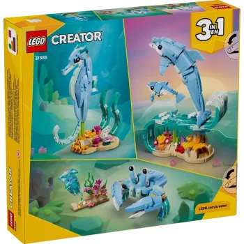 LEGO CREATOR 3 EN 1 31385 Animales marinos: Delfines preciosos