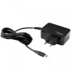 Fuente de alimentación para portátil USB-C GaN Akyga AK-ND-80 45 W, PD 3.0, 5–20 V, cable de 1,8 m, negro