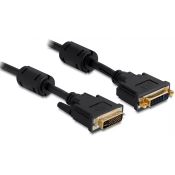 Cable DVI-I DeLOCK 83106 1 m negro