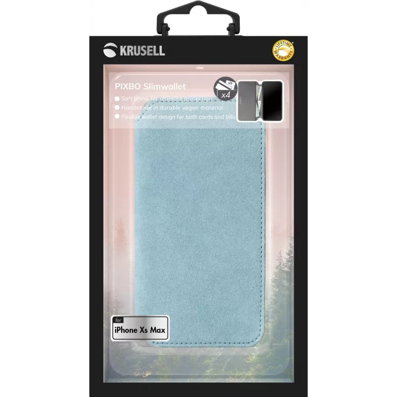 Funda tipo folio Krusell Broby 4 Card SlimWallet iPhone XS Max