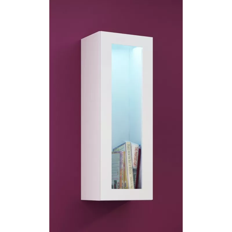 Conjunto de armarios de salón Cama VIGO nuevo 11 blanco/blanco brillante