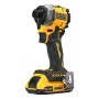Atornillador de impacto 18v 3 velocidades; 208nm; maletín; 2x2ah
