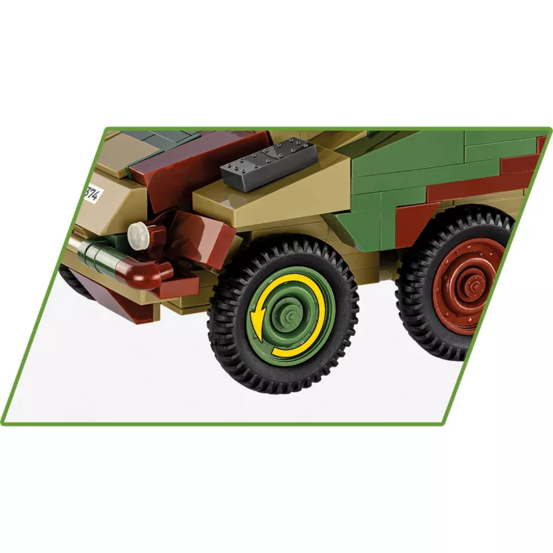 Vehículo Cobi Historical Collection WWII Sd.Kfz 234/2 Puma, multicolor