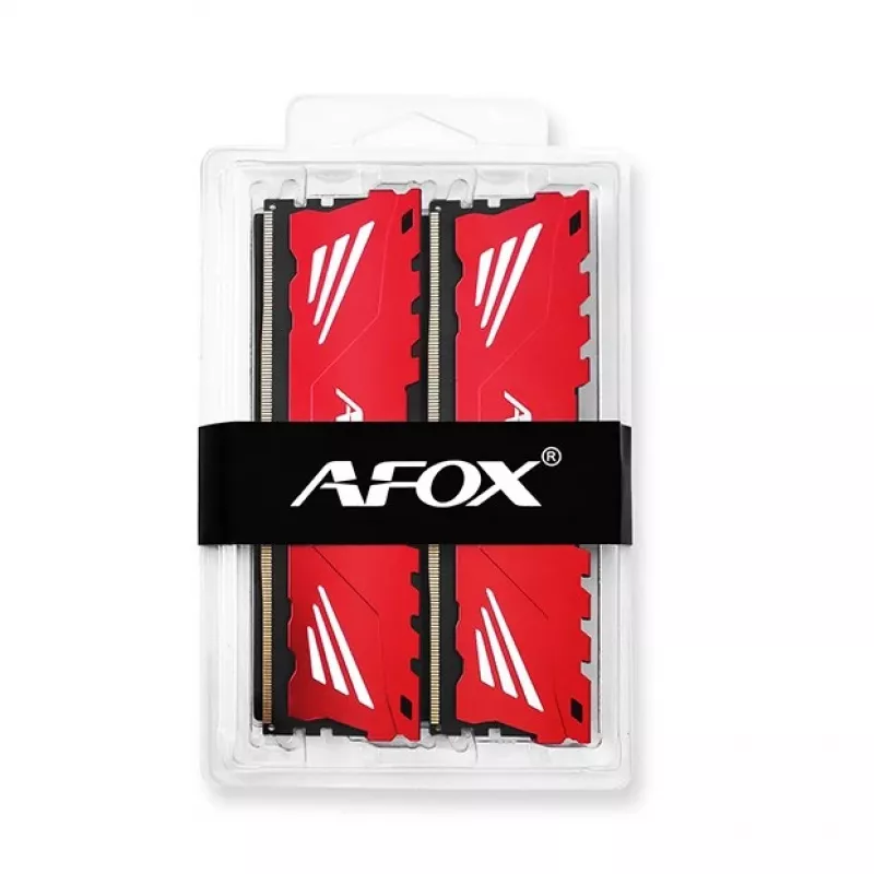 AFOX GAMING AFLD432PH1CAD kit de memoria RAM DDR4 32 GB (2x16 GB) 3200 MHz CL16, XMP2, DIMM de 288 pines, rojo