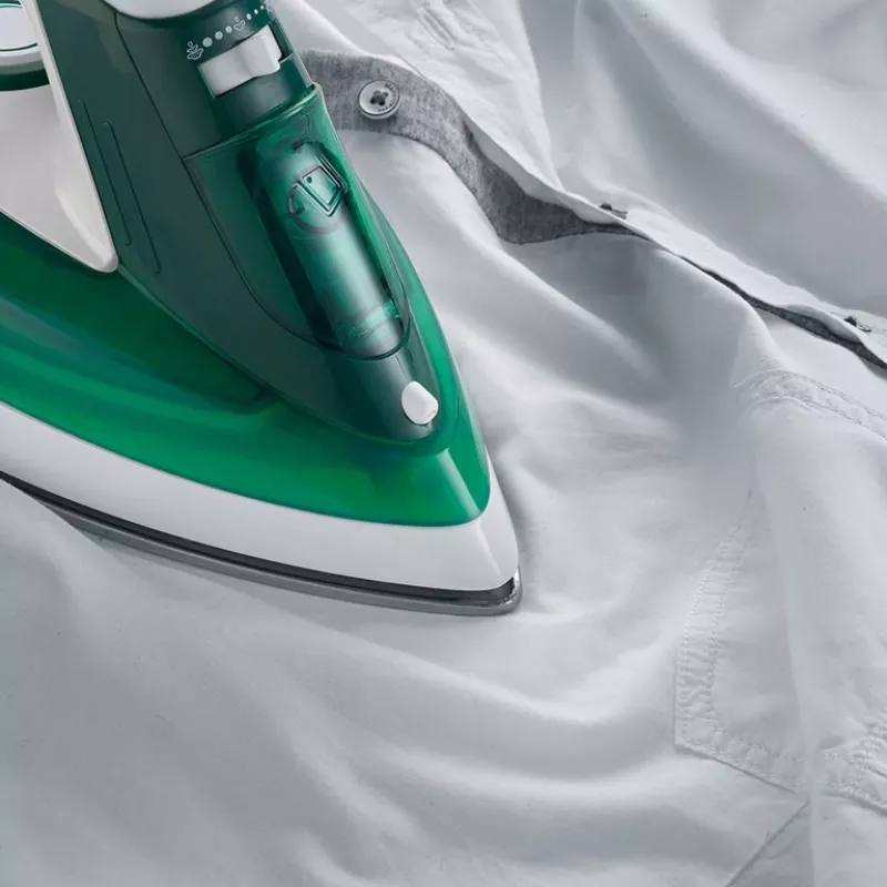 Severin BA 3261 Plancha de vapor Suela cerámica 2400 W Blanco, Verde