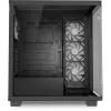 ELITE SHARK CA500, caja torre negra, 2x cristal templado