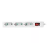 Regleta de alimentación LogiLink LPS230 1,5 m 3 tomas de CA interior blanco