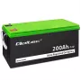 Batería de gel Qoltec | 12V | 200Ah | GEL | 59,5 kg