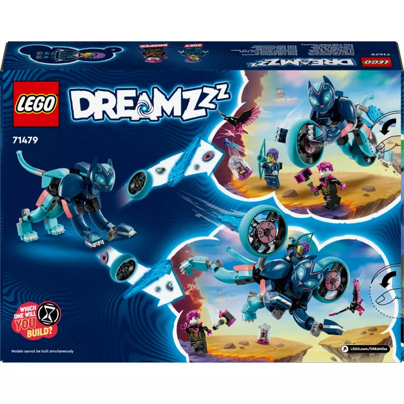 LEGO DREAMZzz Moto Gato de Zoey, juguete de construcción 71479