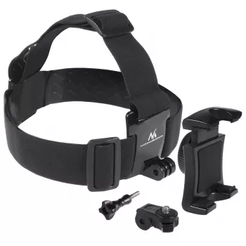 Maclean MC-825 soporte para cámara, móvil/smartphone negro