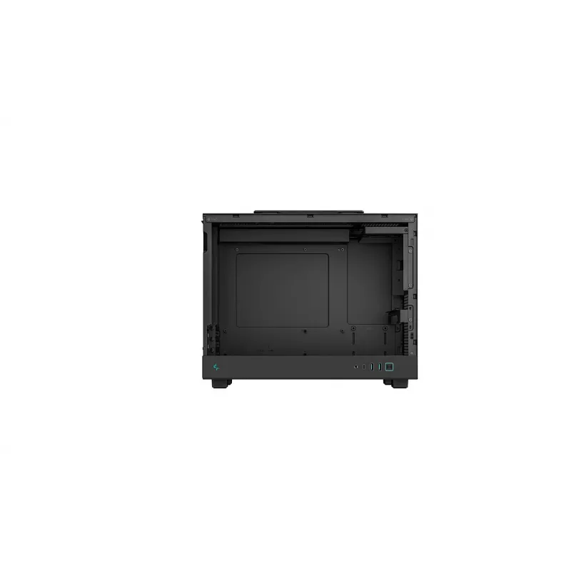 DeepCool CH160 PLUS R-CH160-BKNGM0-G caja compacta para ordenador (SFF), Mini-ITX/Micro-ATX, cristal templado, negra