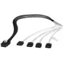 Fantec SRC-MINI SRC-mini SAS - cable 4x SATA, 6 Gbit/s, 0,7 m (2166)