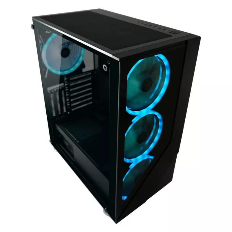 Caja gaming LC-Power 803B Midi Tower Negro