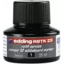 Tinta de recarga para rotulador Edding RBTK 25, negra, 25 ml