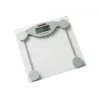 Báscula de baño electrónica Mesko MS 8137 — capacidad 150 kg, precisión 100 g, blanca/transparente