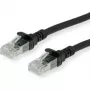 Roline - Latiguillo - RJ-45 (M) a RJ-45 (M) - 5 m - SFTP, PiMF - CAT 6 - libre de halógenos, moldeado, hilo - negro