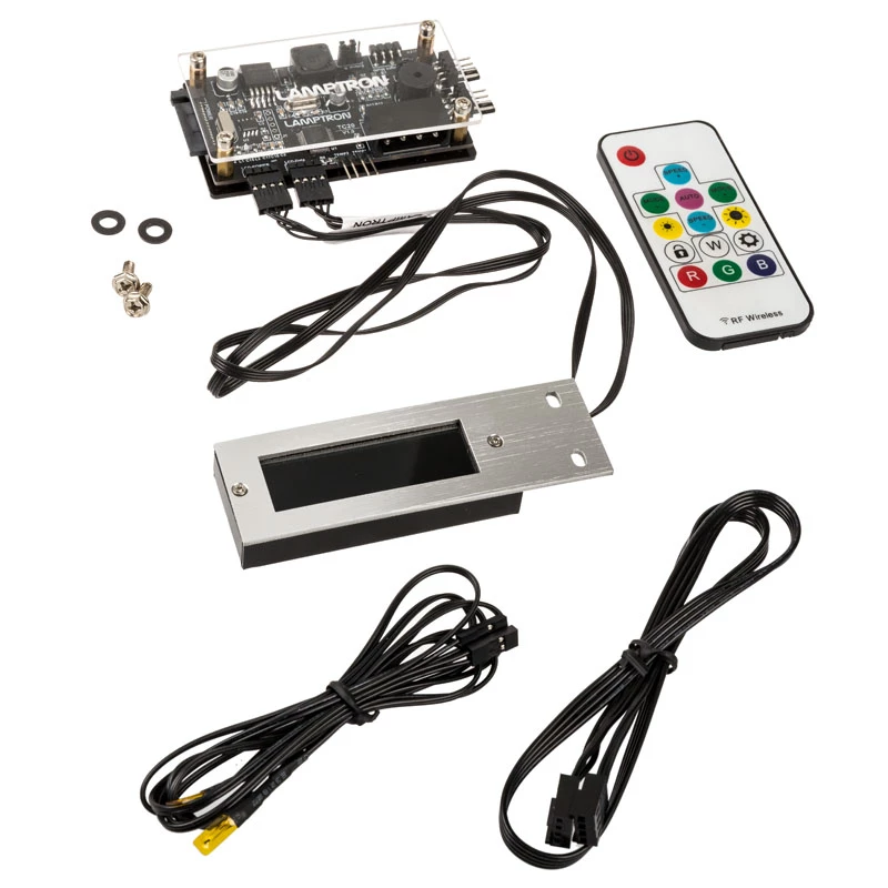 Controlador de ventiladores y LED RGB PCI Lamptron TC20 - plateado
