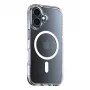 Funda Torras Diamond-Mag Series para iPhone 16 Plus, transparente, sujeción magnética