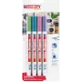 Rotulador de tiza Edding 4085/4W metallic punta de 1–2 mm, set de 4 piezas
