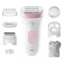 Braun Silk-epil 7 SE7-060 Depiladora, 40 pinzas, rosa/blanco