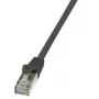 Logilink - Cable de conexión - RJ-45 (M) - RJ-45 (M) - 10 m - par trenzado con apantallamiento de lámina, no apantallado (F/UTP) - CAT 5e - negro (CP1093S)