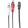 Cable de audio ShiverPeaks BS30851 0,2 m 3,5 mm 2 x RCA negro