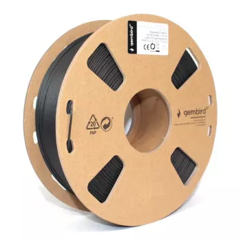 Material de impresión 3D Gembird 3DP-PLA1.75-02-CARBON