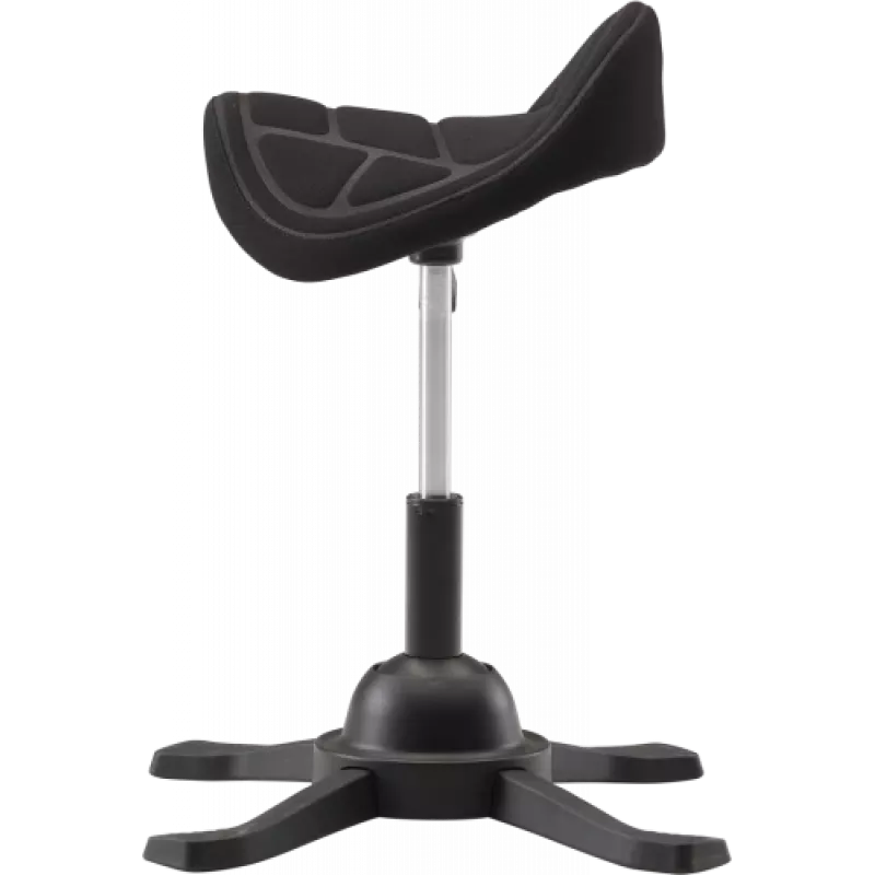 Silla ergonómica de equilibrio up up Toronto tejido negro con pistón de gas más largo