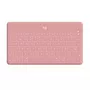 Logitech Keys-To-Go - Teclado - Bluetooth - QWERTY - español - Blush Pink - para Apple iPad/iPhone/TV
