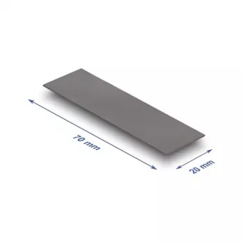 Almohadilla térmica DeLOCK 18473 3 W/m·K gris 20x70x0.75 mm