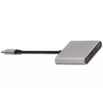 Adaptador A-1, USB-C HDMI 4K, USB 3.0, PD 100W