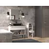 Mueble de almacenamiento de baño Topeshop NEL V DDS BIEL POŁ blanco