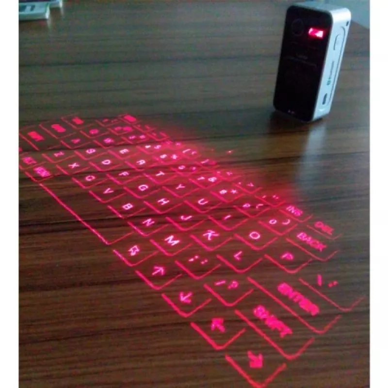 Teclado de proyección láser Doy modelo teclado virtual Bluetooth portátil compacto