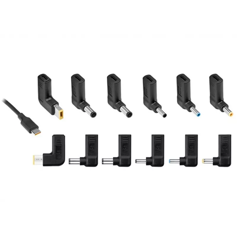 Fuente de alimentación para portátil Prime 65W universal 7en1