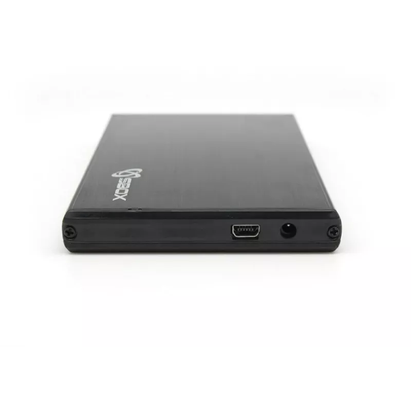 Carcasa externa para HDD Sbox HDC-2562B 2,5 pulgadas Blackberry negro
