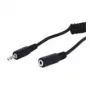 Wentronic Goobay cable alargador de jack 3,5 mm, negro, 5 m - conector jack 3,5 mm (3 polos, estéreo) > conector jack hembra 3,5 mm (3 polos, estéreo) (50017)