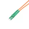 Patchcord Extralink LC/UPC - LC/APC Multimodo OM2 Dúplex 3 mm 2 m