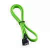 CableMod ModMesh - Cable SATA - Serial ATA 150/300/600 - SATA (H) en ángulo recto a SATA (H) - 60 cm - Verde claro (CM-CAB-RSAT-N60KLG-R)