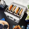 Tostadora Gastroback Design Digital 4S 4 rebanadas 1900 W acero inoxidable