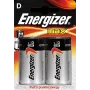 Pila de un solo uso Energizer MAX D alcalina 1,5 V, tamaño D, 2 uds., cilíndrica, 139 g, 10 años de duración