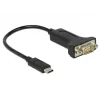 Cable serie DeLOCK 63908 negro 0,15 m DB-9