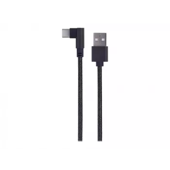 Cable USB 2.0 a USB-C en ángulo / CC-USB2-AMCML-0,2M GEMBIRD