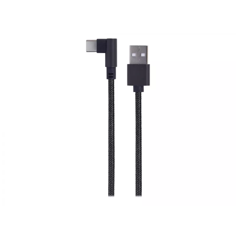 Cable USB 2.0 a USB-C en ángulo / CC-USB2-AMCML-0,2M GEMBIRD