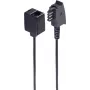 Cable de teléfono ShiverPeaks BS71035 0,2 m negro