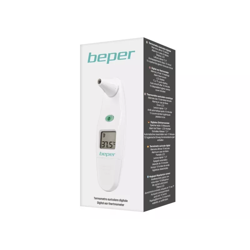 Termómetro digital Beper 40.102 — medición de temperatura corporal 32–43 °C